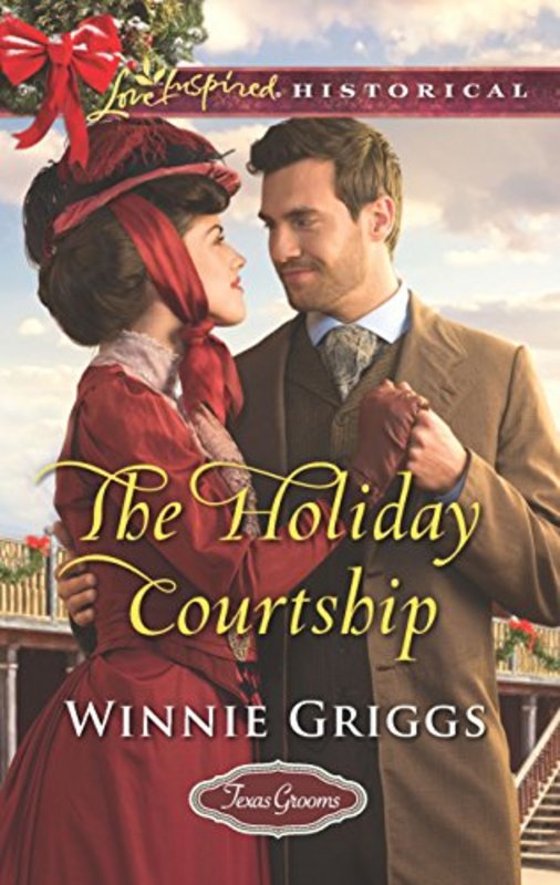 Book cover for "The Holiday Courtship" by Winnie Griggs