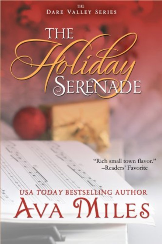Book cover for "The Holiday Serenade" by Ava Miles