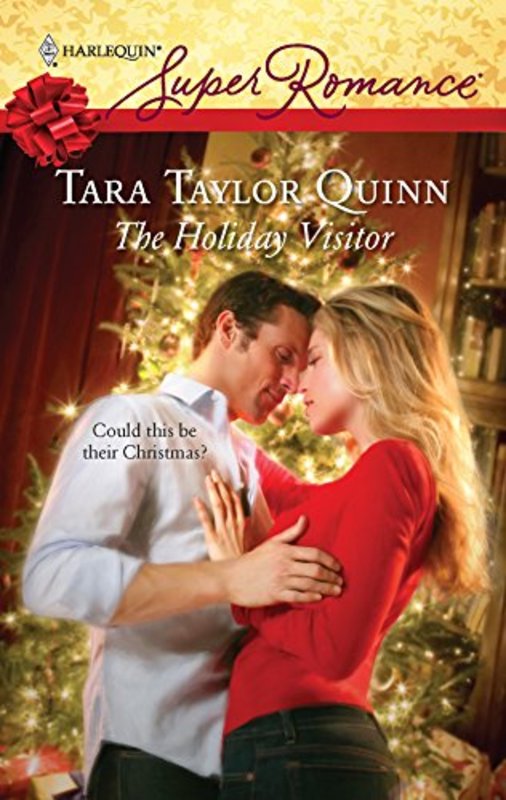 Book cover for "The Holiday Visitor" by Tara Taylor Quinn