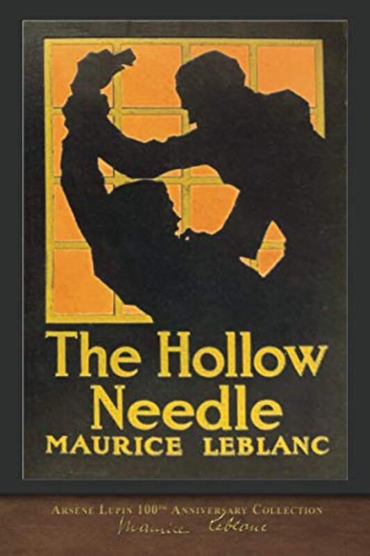 Book cover for "The Hollow Needle" by Maurice Leblanc