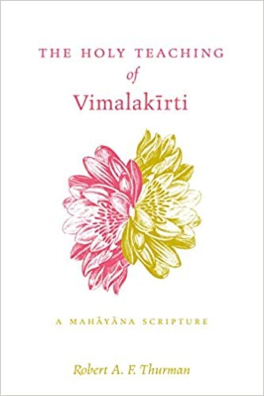 Book cover for "The Holy Teaching of Vimalakirti" by Vimalakirti