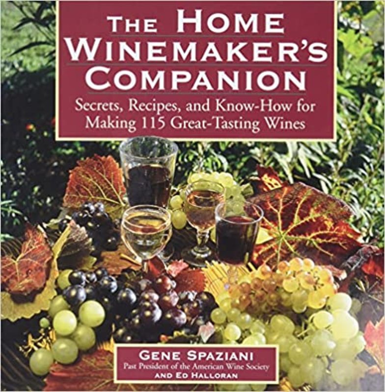 Book cover for "The Home Winemaker's Companion" by Ed Halloran