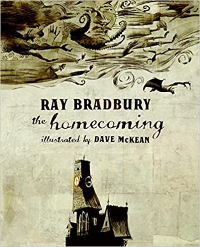 Book cover for "The Homecoming" by Ray Bradbury