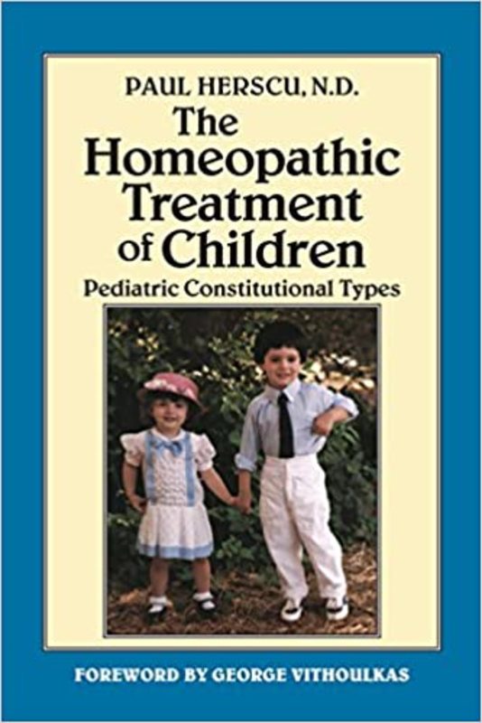 Book cover for "The Homeopathic Treatment of Children" by Paul Herscu N.D.