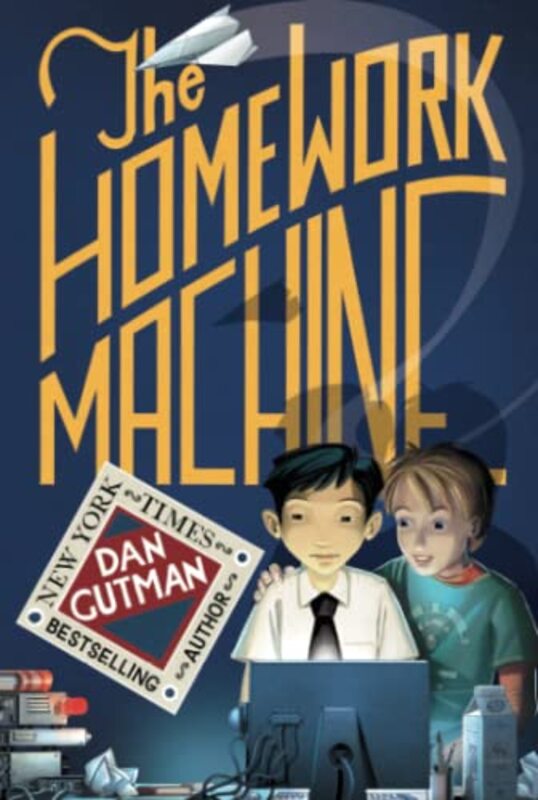 Book cover for "The Homework Machine" by Dan Gutman