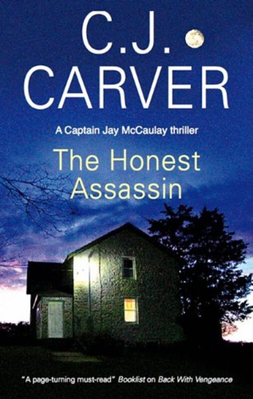 Book cover for "The Honest Assassin" by C J Carver