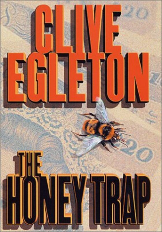 Book cover for "The Honey Trap" by Clive Egleton