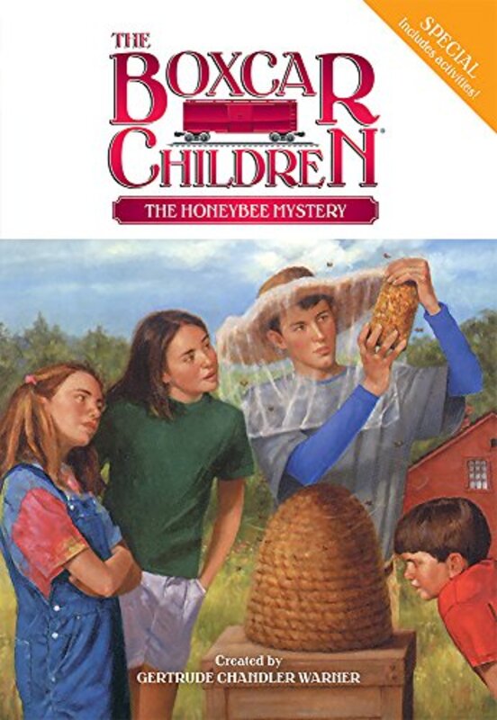 Book cover for "The Honeybee Mystery" by Gertrude Chandler Warner
