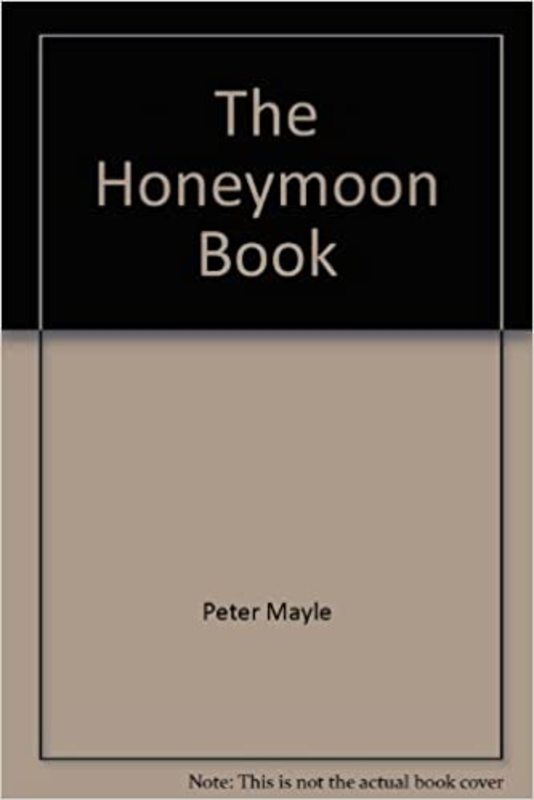 Book cover for "The Honeymoon Book" by Peter Mayle