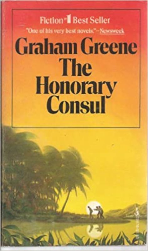 Book cover for "The Honorary Consul" by Graham Greene