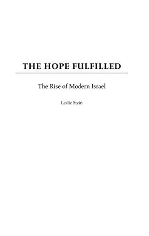 Book cover for "The Hope Fulfilled" by Leslie Stein
