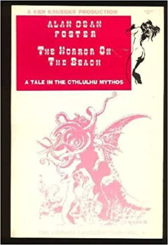 Book cover for "The Horror on the Beach" by Alan Dean Foster
