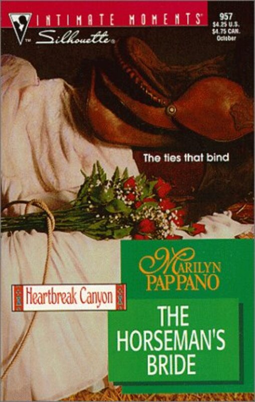 Book cover for "The Horseman's Bride" by Marilyn Pappano