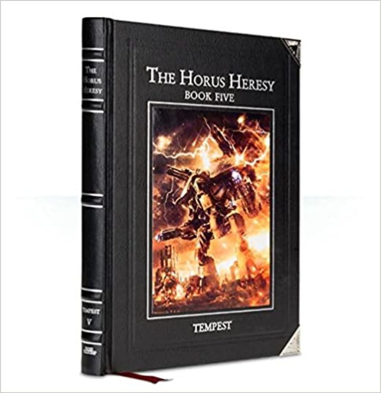 Book cover for "The Horus Heresy Volume Five" by Forge World