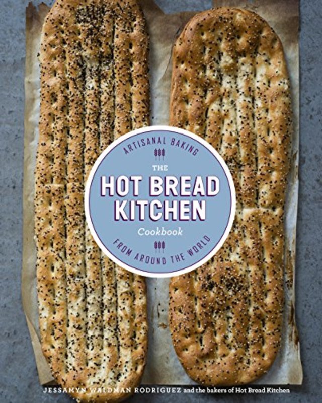 Book cover for "The Hot Bread Kitchen Cookbook" by Jessamyn Waldman Rodriguez