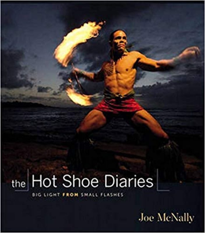 Book cover for "The Hot Shoe Diaries" by Joe McNally