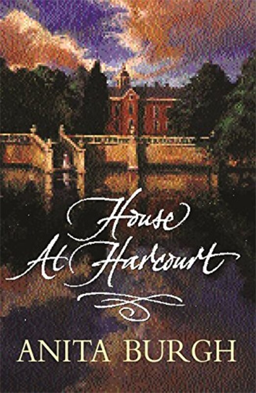 Book cover for "The House at Harcourt" by Anita Burgh