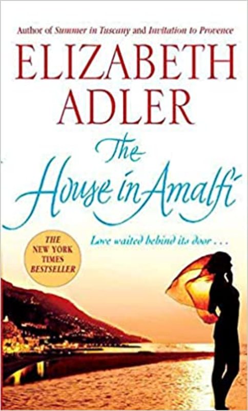 Book cover for "The House in Amalfi" by Elizabeth Adler
