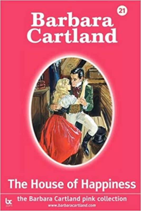 Book cover for "The House of Happiness" by Barbara Cartland