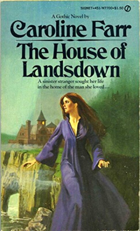 Book cover for "The House of Landsdown" by Carter Brown