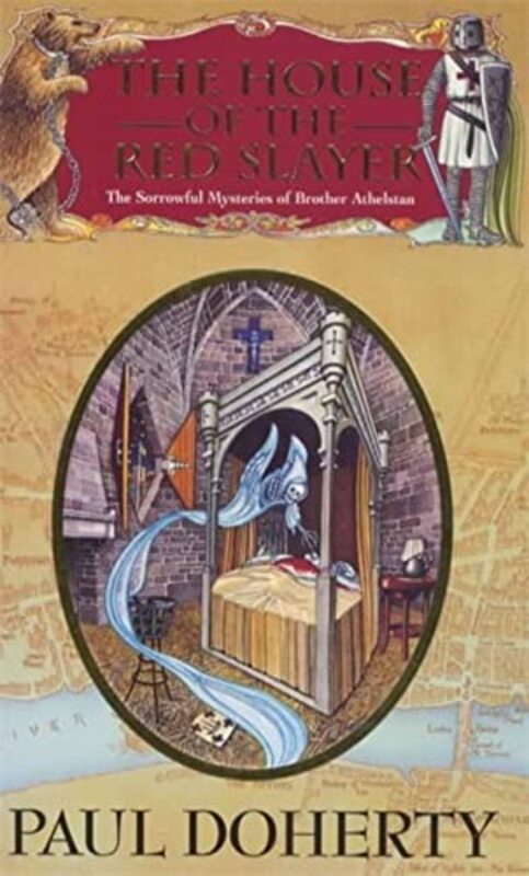 Book cover for "The House of the Red Slayer" by Paul Doherty