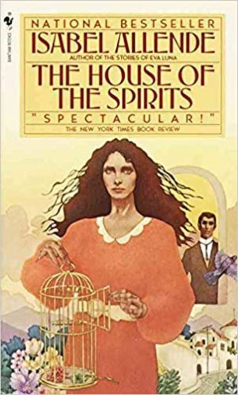 Book cover for "The House of the Spirits" by Isabel Allende