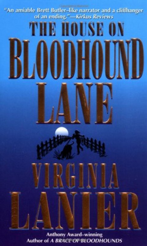 Book cover for "The House on Bloodhound Lane" by Virginia Lanier