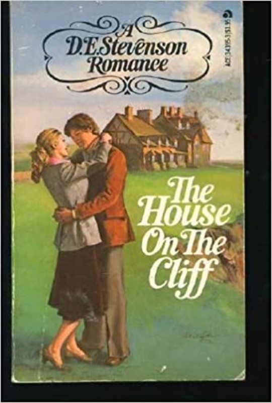 Book cover for "The House on the Cliff" by D. E. Stevenson