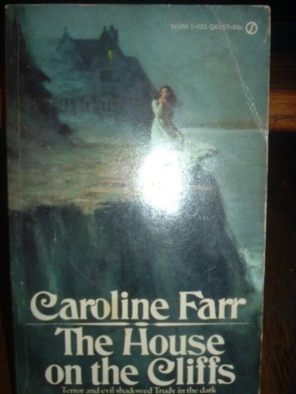 Book cover for "The House on the Cliffs" by Carter Brown