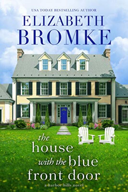 Book cover for "The House with the Blue Front Door" by Elizabeth Bromke