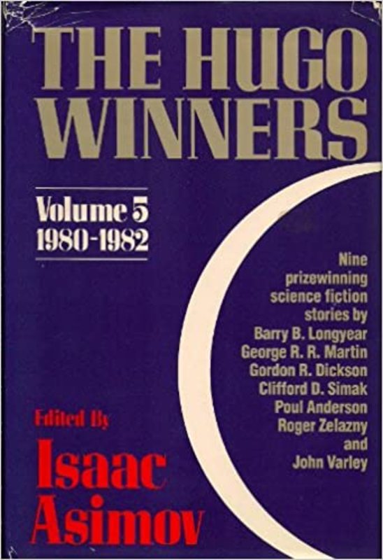 Book cover for "The Hugo Winners, Vol. 5" by Isaac Asimov