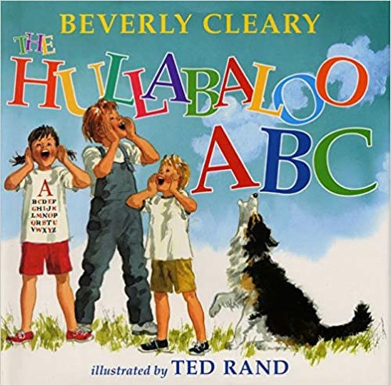 Book cover for "The Hullabaloo ABC" by Beverly Cleary