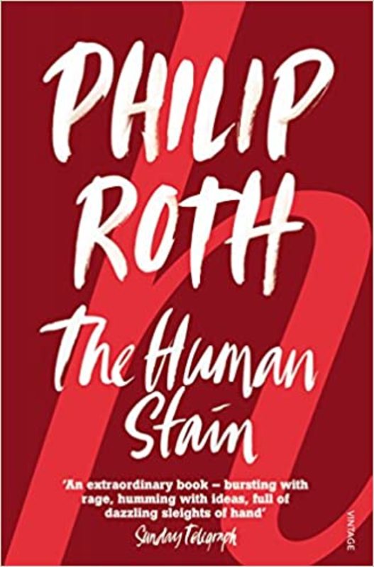 Book cover for "The Human Stain" by Philip Roth