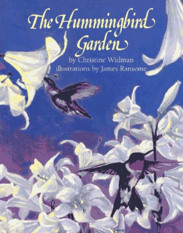 Book cover for "The Hummingbird Garden" by James E Ransome