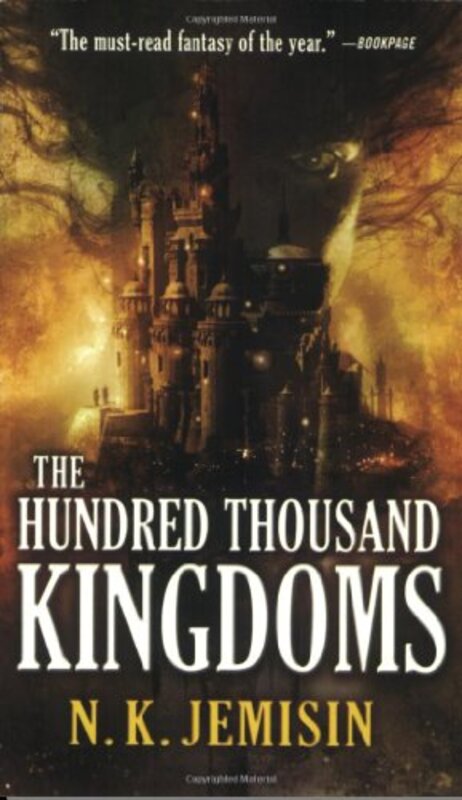 Book cover for "The Hundred Thousand Kingdoms" by NK Jemisin