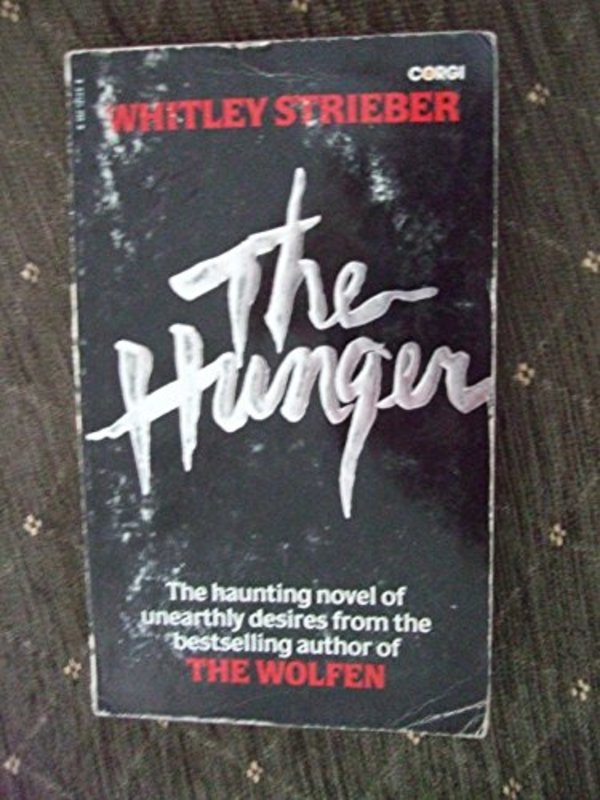 Book cover for "The Hunger" by Whitley Strieber