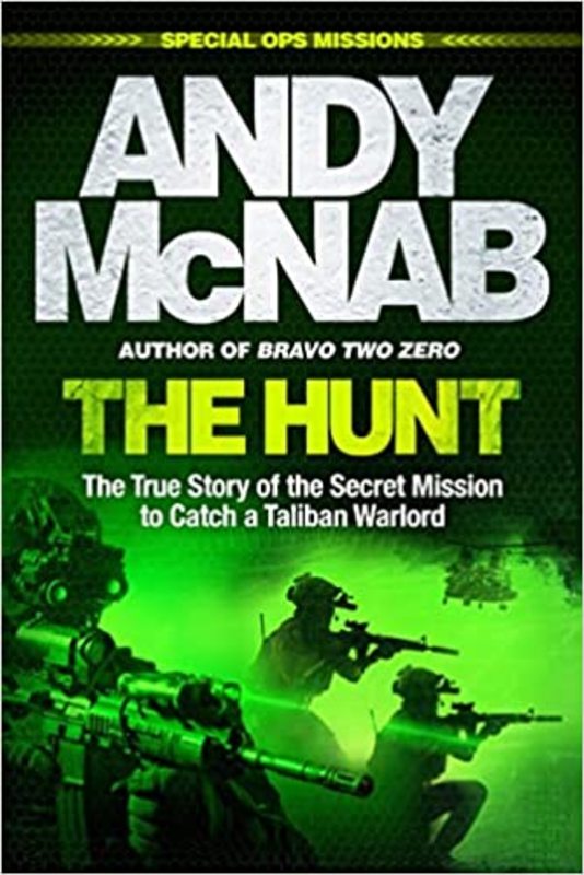 Book cover for "The Hunt" by Andy McNab