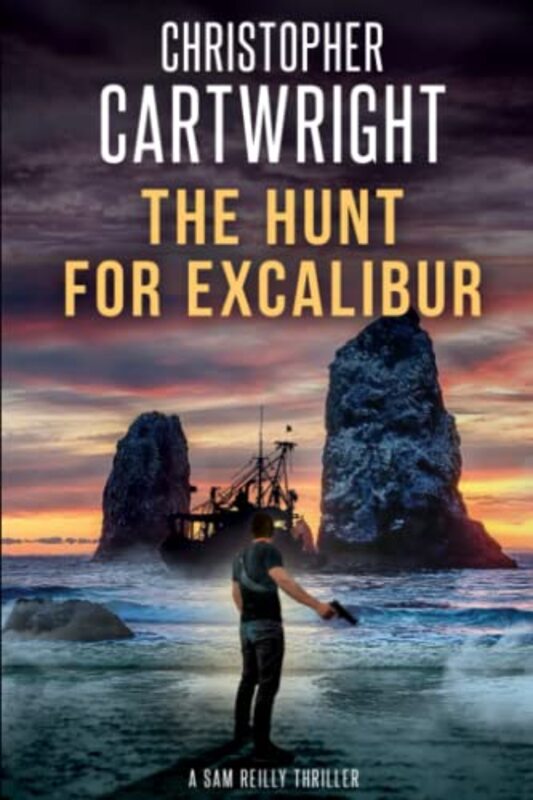 Book cover for "The Hunt for Excalibur" by Christopher Cartwright