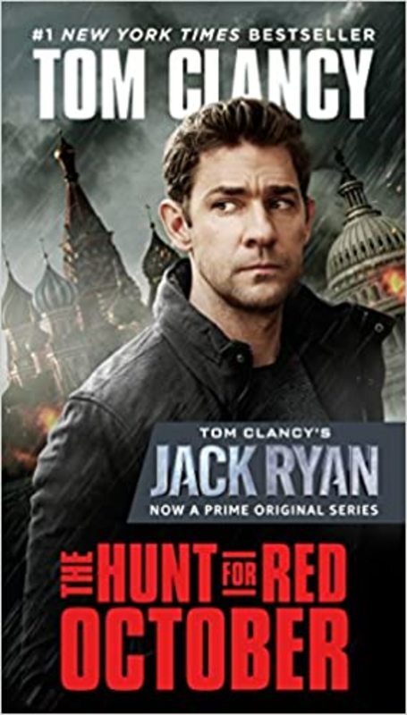 Book cover for "The Hunt for Red October" by Tom Clancy