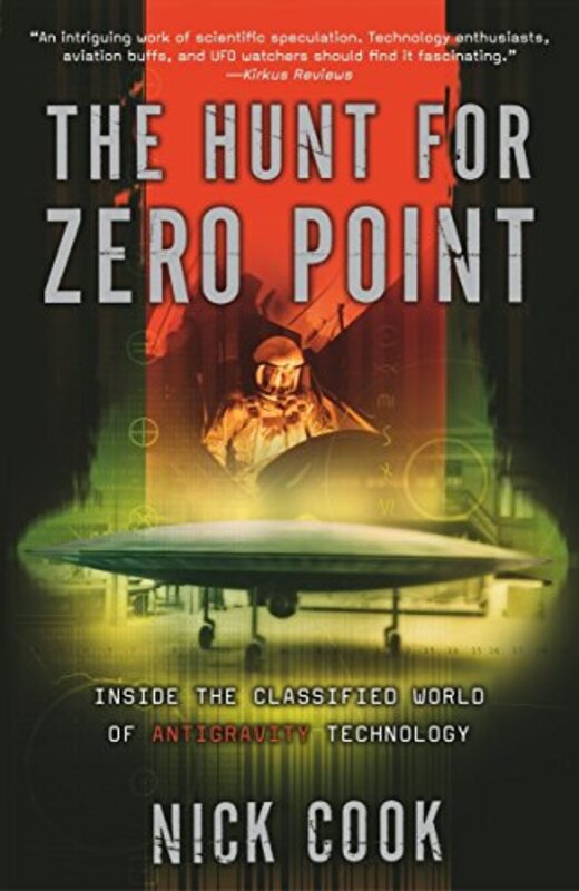 Book cover for "The Hunt for Zero Point" by Nick Cook