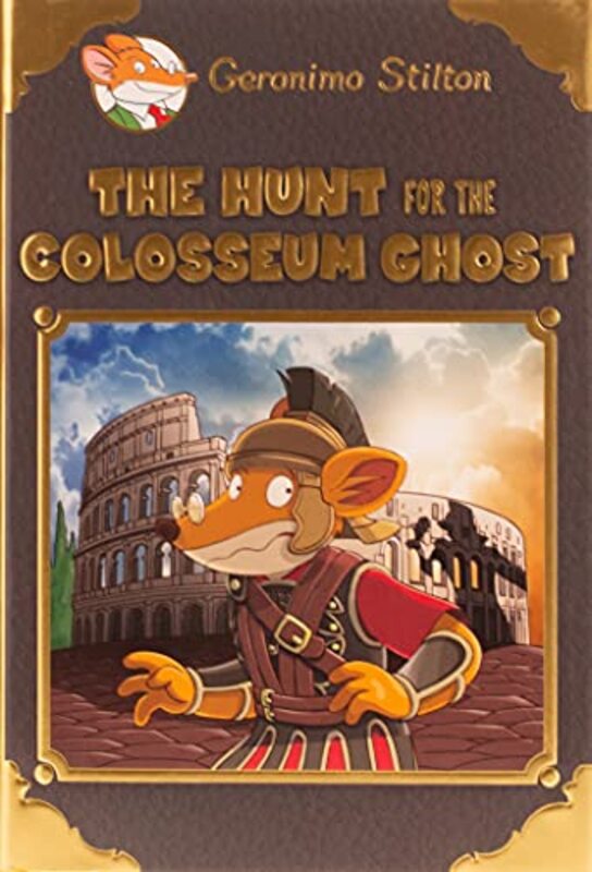 Book cover for "The Hunt for the Colosseum Ghost" by Elisabetta Dami