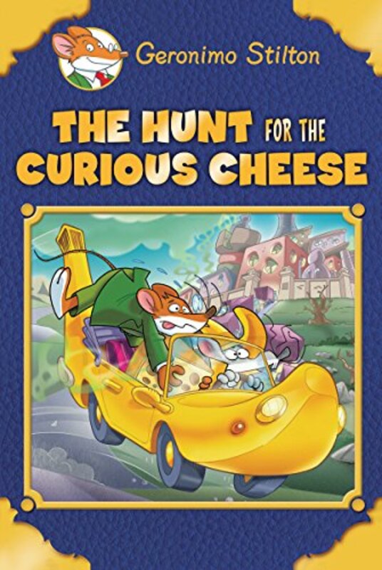 Book cover for "The Hunt for the Curious Cheese" by Elisabetta Dami