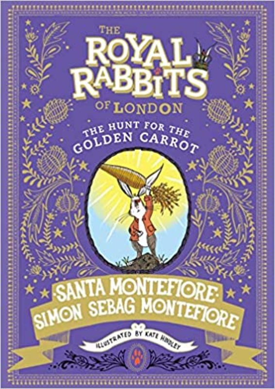 Book cover for "The Hunt for the Golden Carrot" by Santa Montefiore