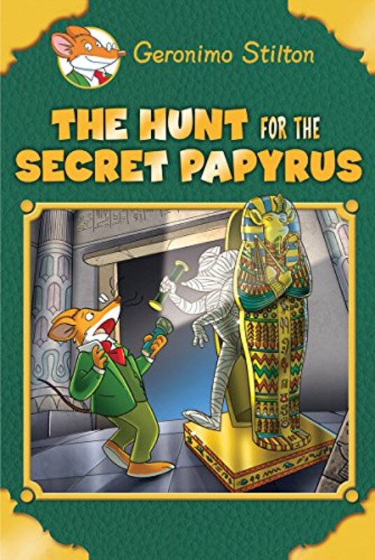Book cover for "The Hunt for the Secret Papyrus" by Elisabetta Dami