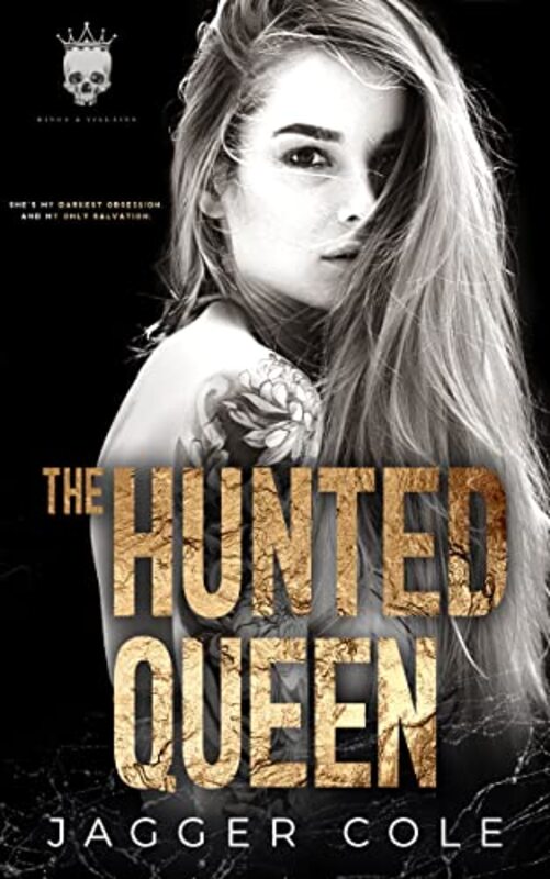 Book cover for "The Hunted Queen" by Jagger Cole
