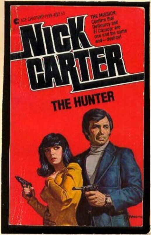 Book cover for "The Hunter" by Nick Carter