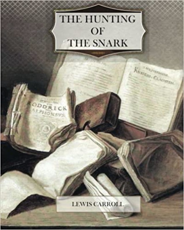 Book cover for "The Hunting of the Snark" by Lewis Carroll
