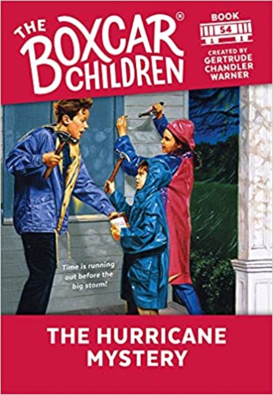 Book cover for "The Hurricane Mystery" by Gertrude Chandler Warner