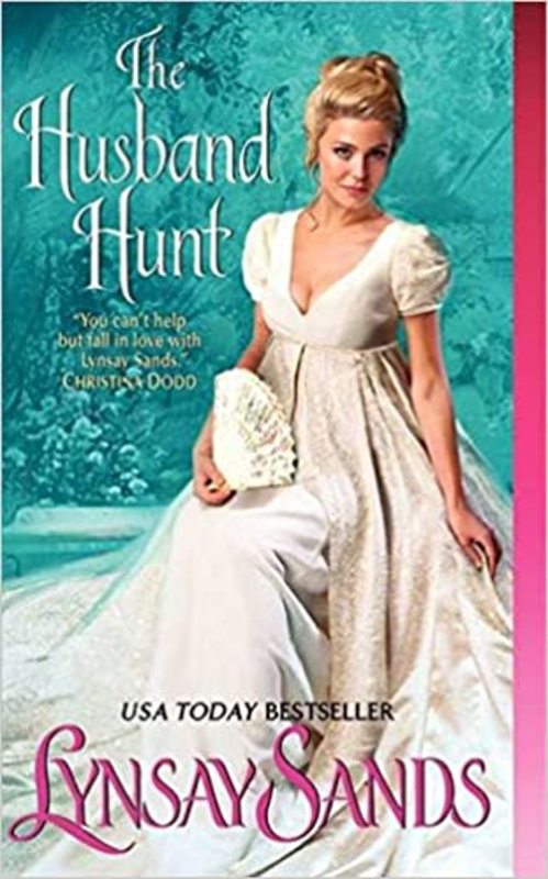 Book cover for "The Husband Hunt" by Lynsay Sands