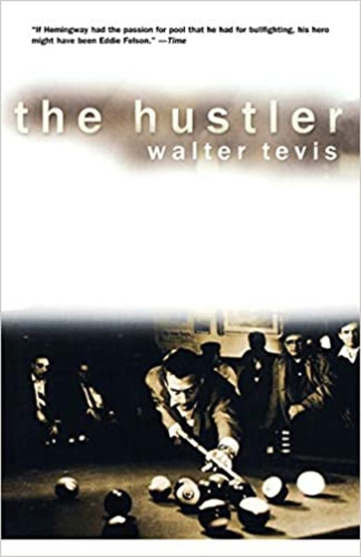 Book cover for "The Hustler" by Walter Tevis